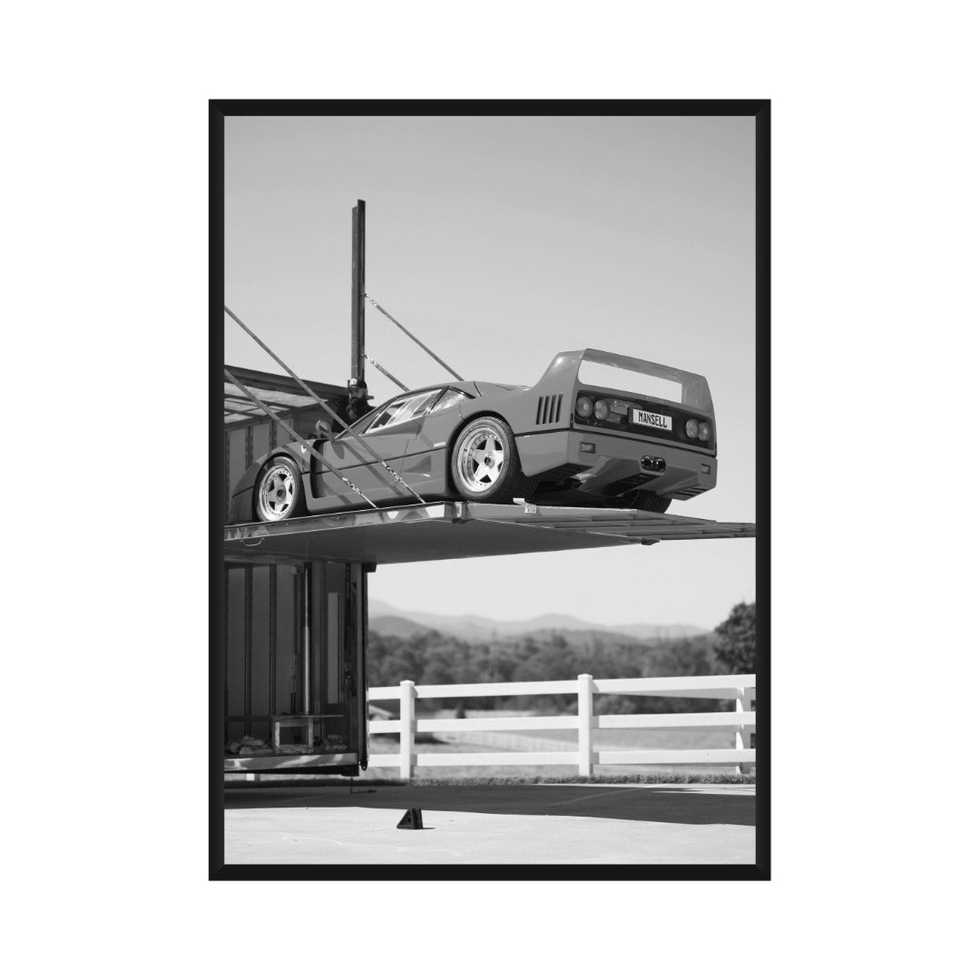 Ferrari F40 Poster