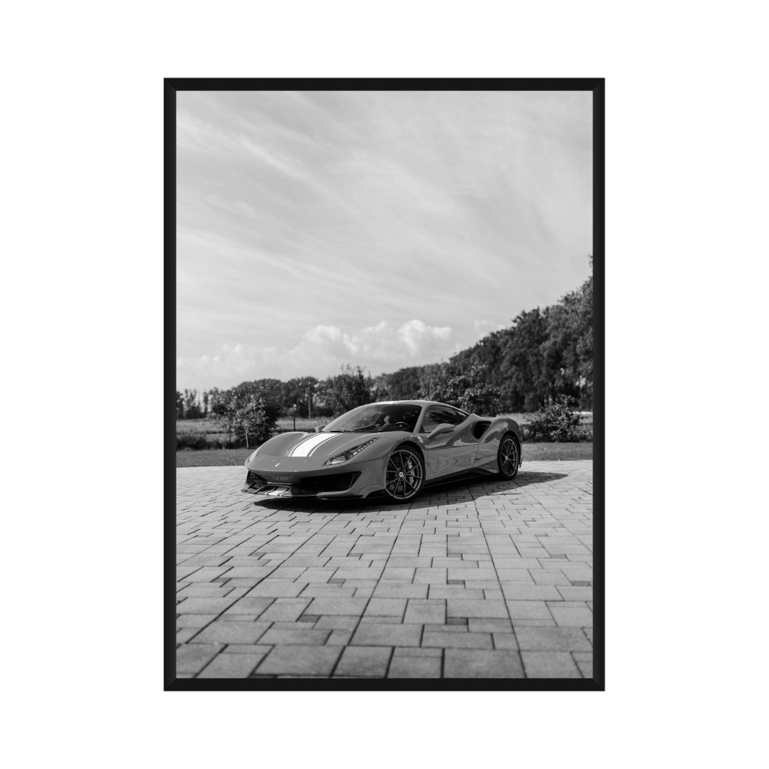 Ferrari 488 Pista Poster