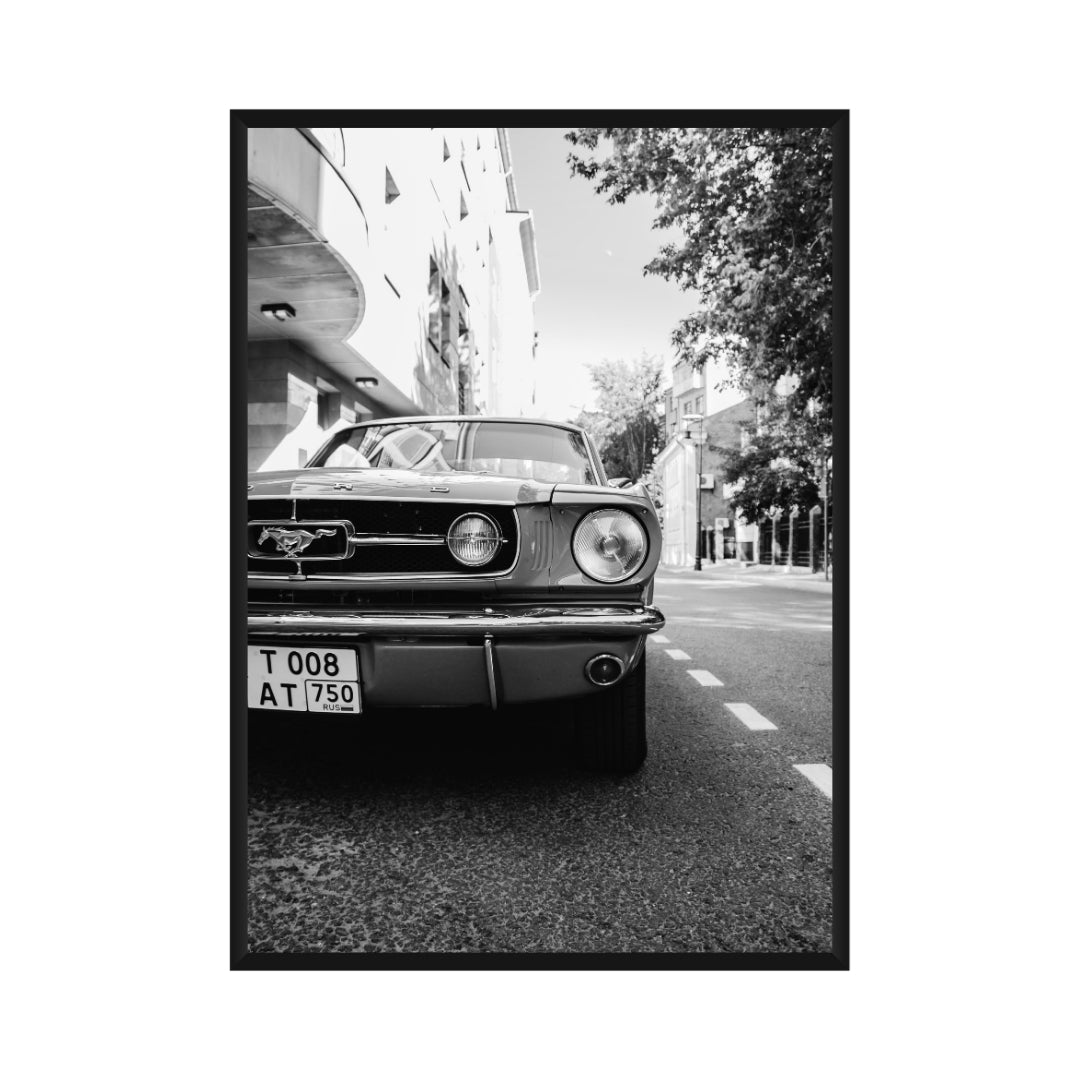 Vintage Ford Mustang Poster