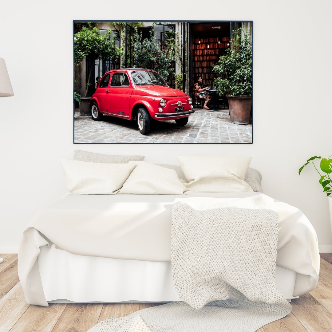 Vintage Fiat 500 Poster