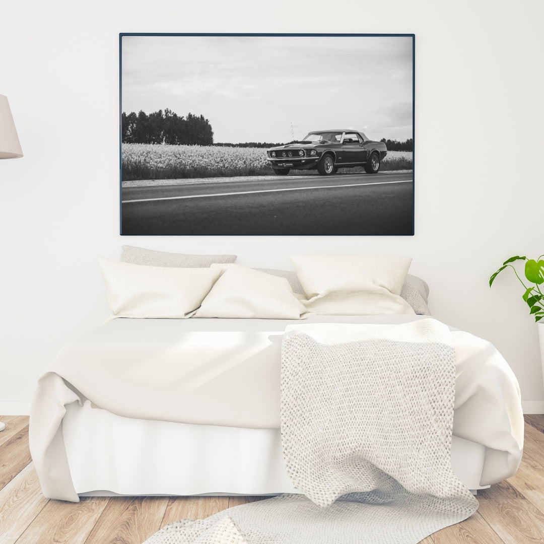 Vintage Ford Mustang Poster