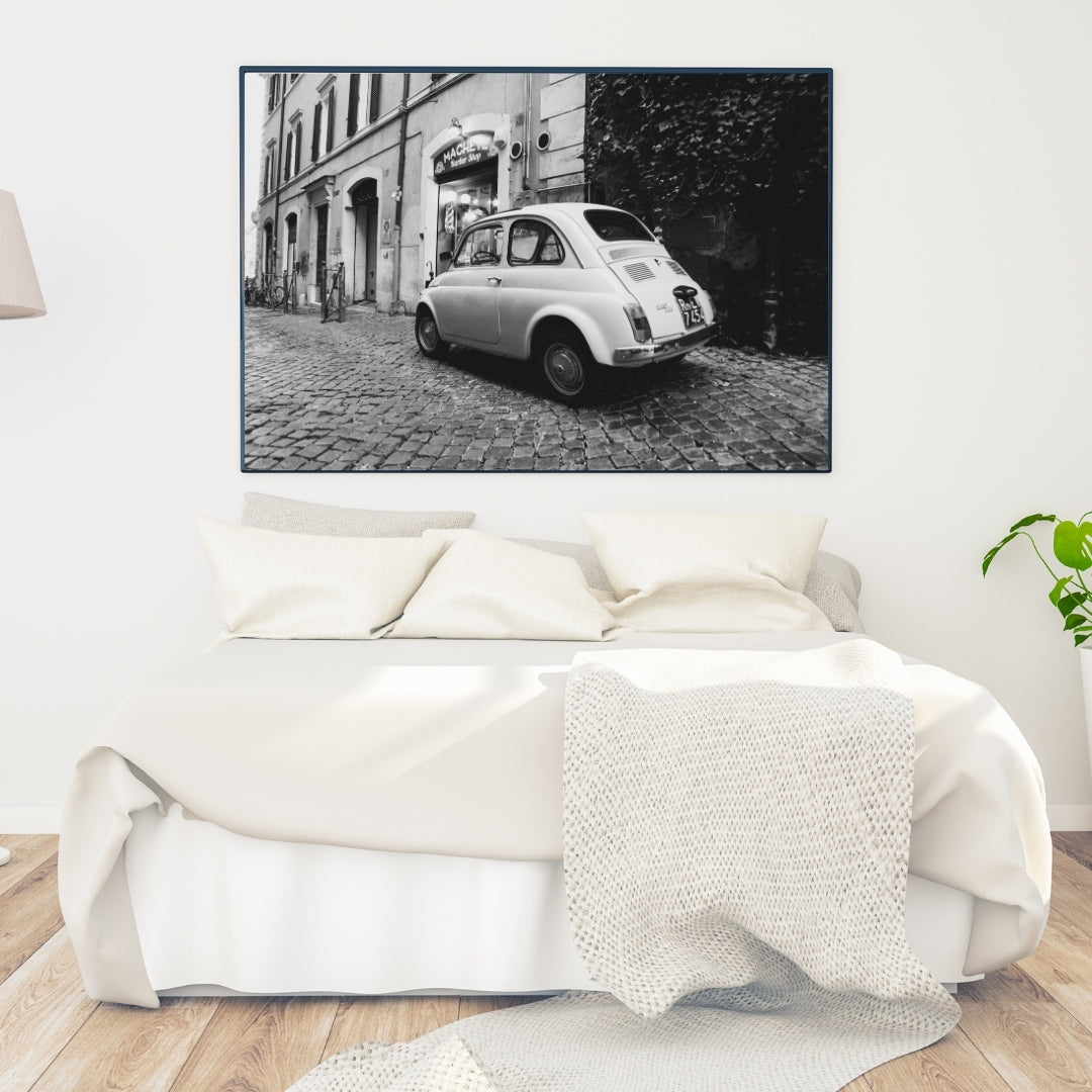 Vintage Fiat 500 Poster