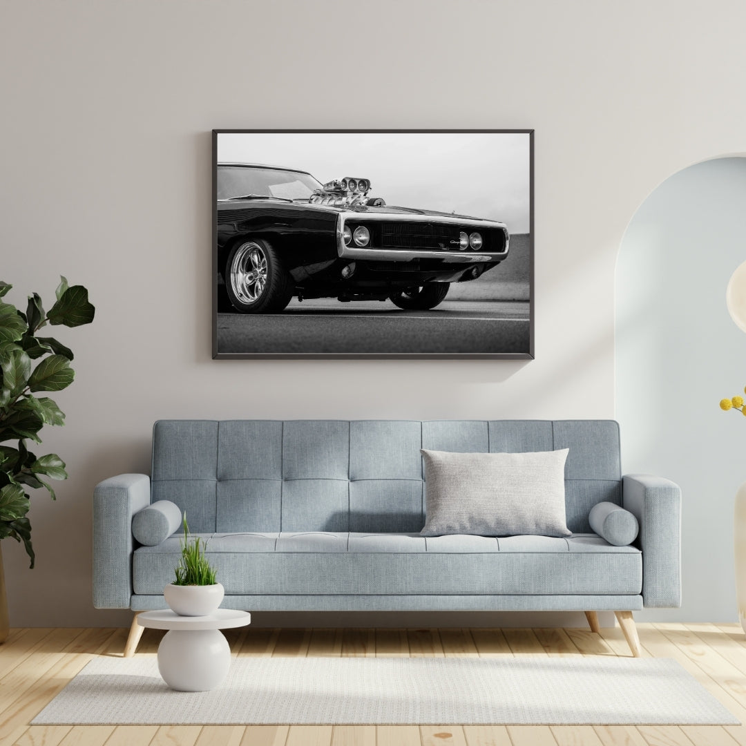 Vintage Dodge Charger Poster