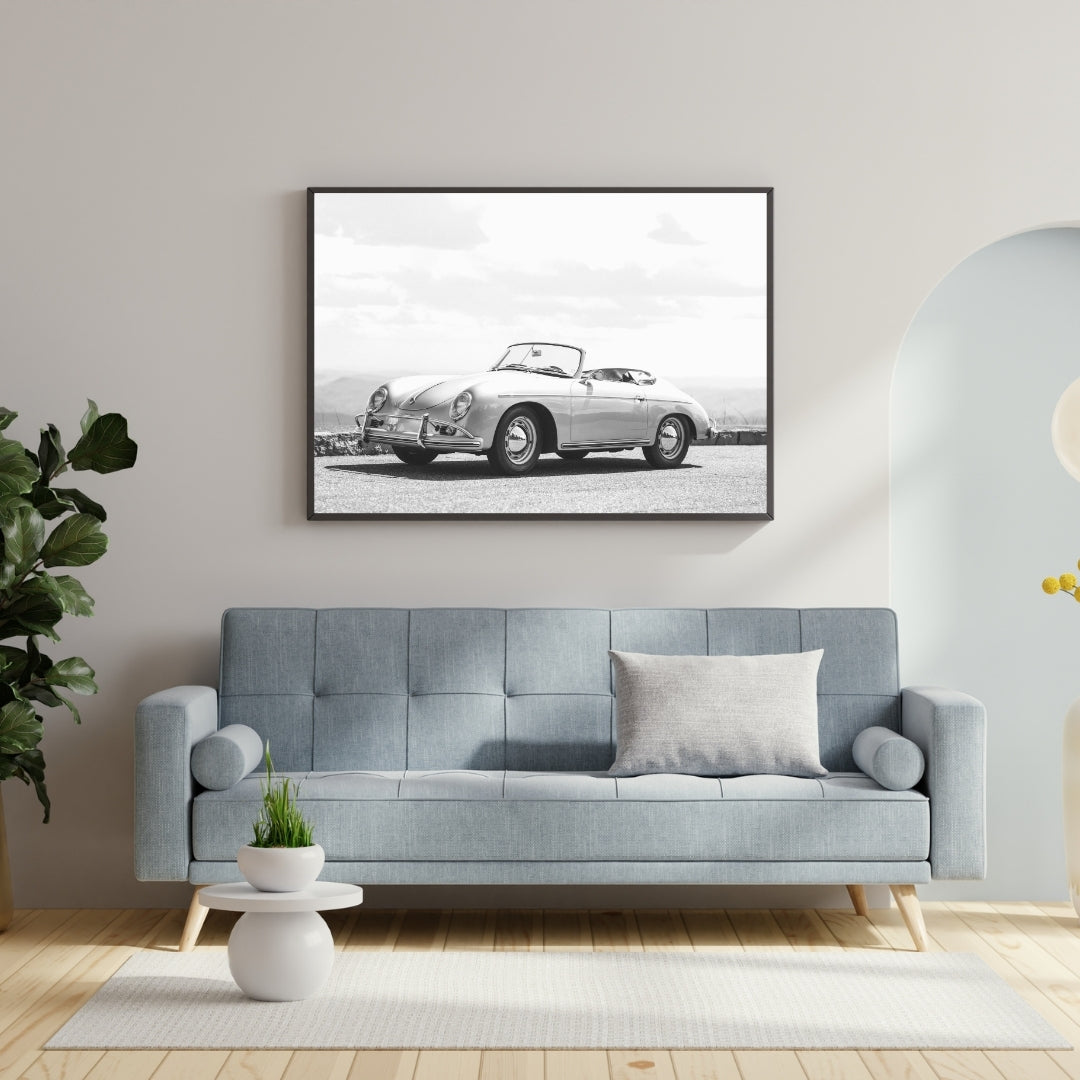 Vintage Porsche Poster