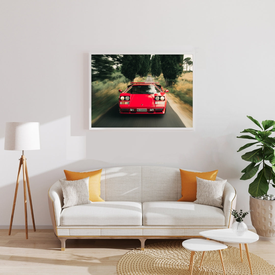 Lamborghini Countach Poster