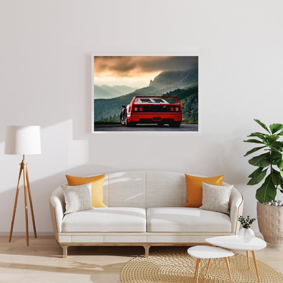 Ferrari F40 Poster