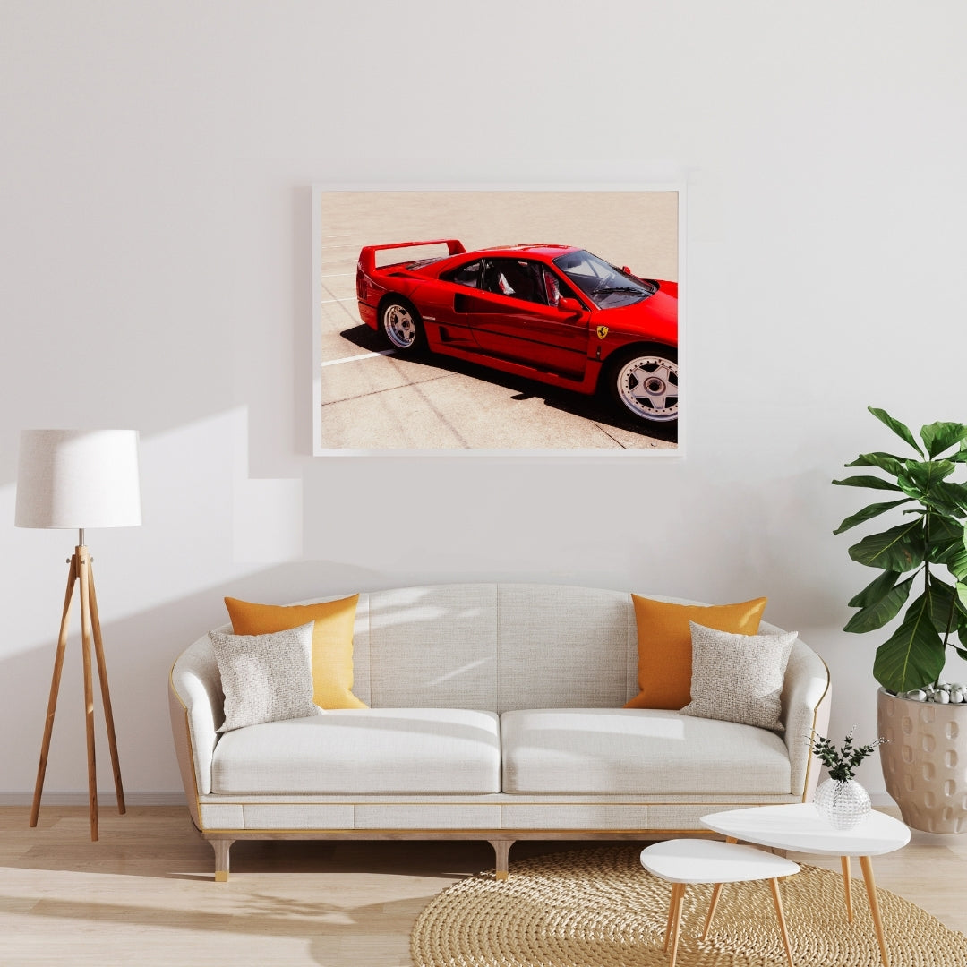 Ferrari F40 Poster