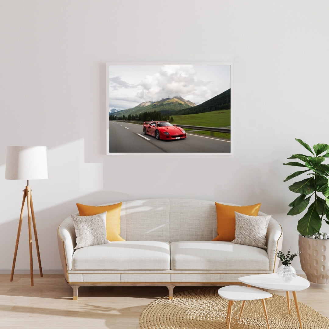 Ferrari F40 Poster