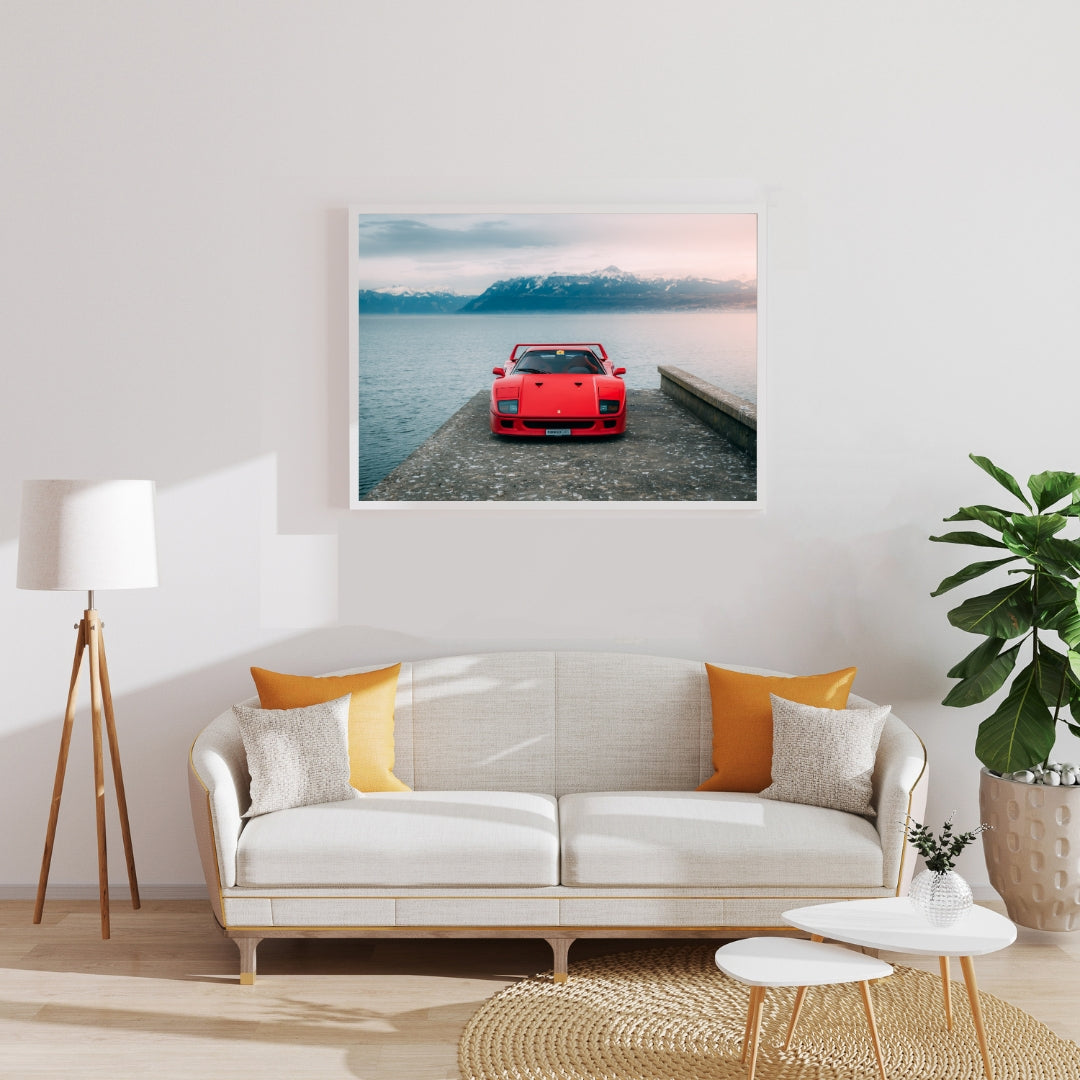 Ferrari F40 Poster