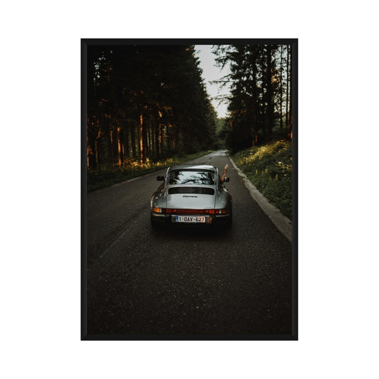 Vintage Porsche Poster