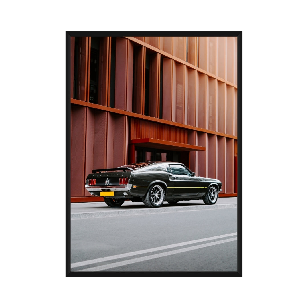 Vintage Ford Mustang Poster