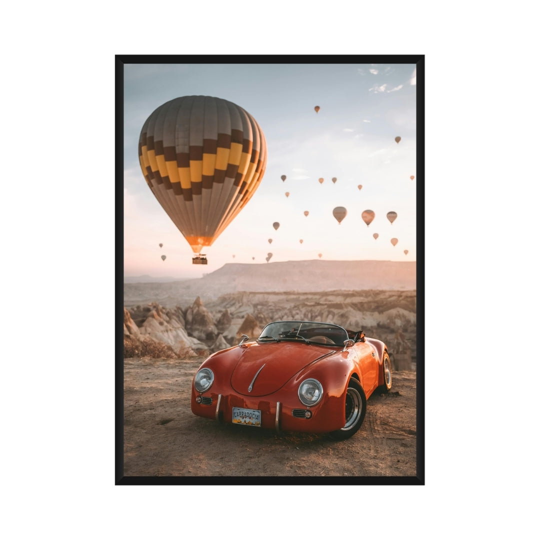 Vintage Porsche Poster