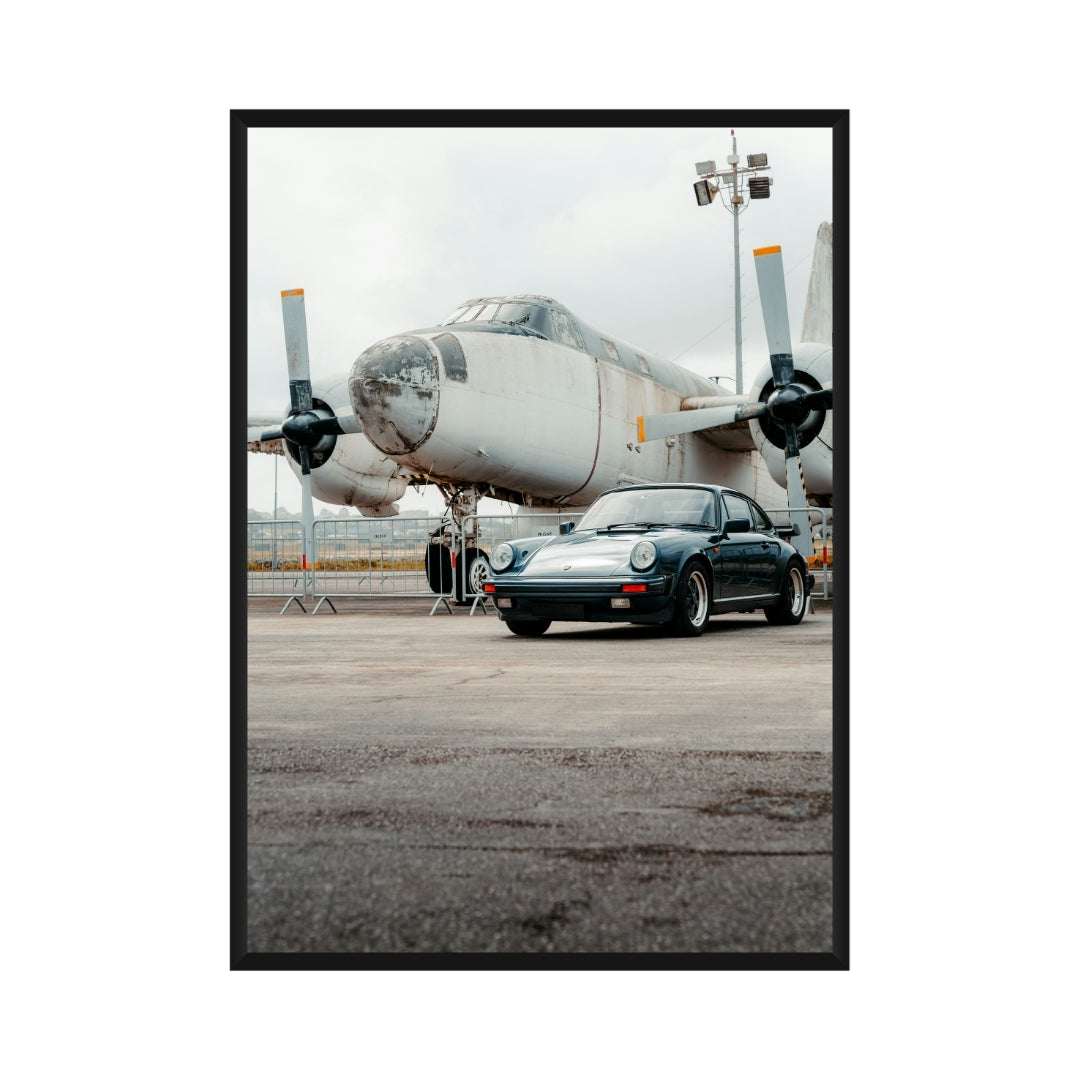 Vintage Porsche Poster