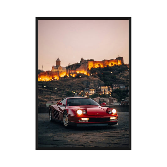 Ferrari Testarossa Poster