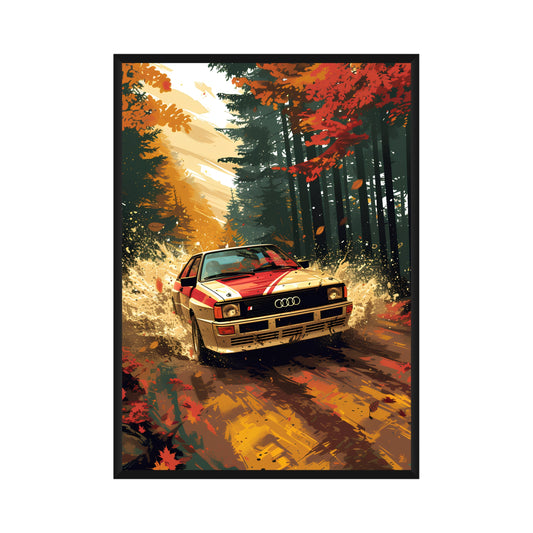 Audi Quattro AI Poster