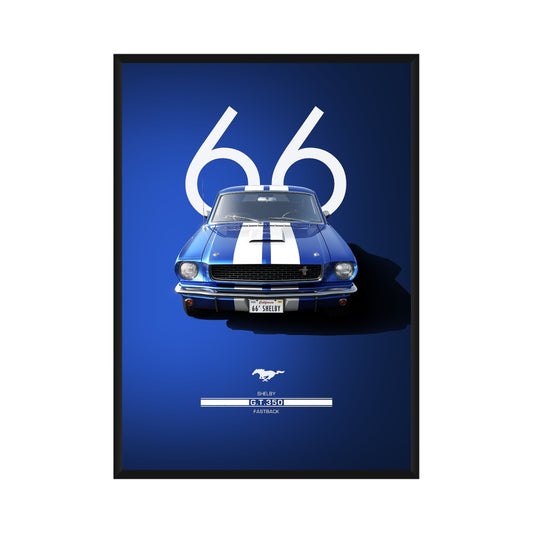 Vintage Ford Mustang Poster