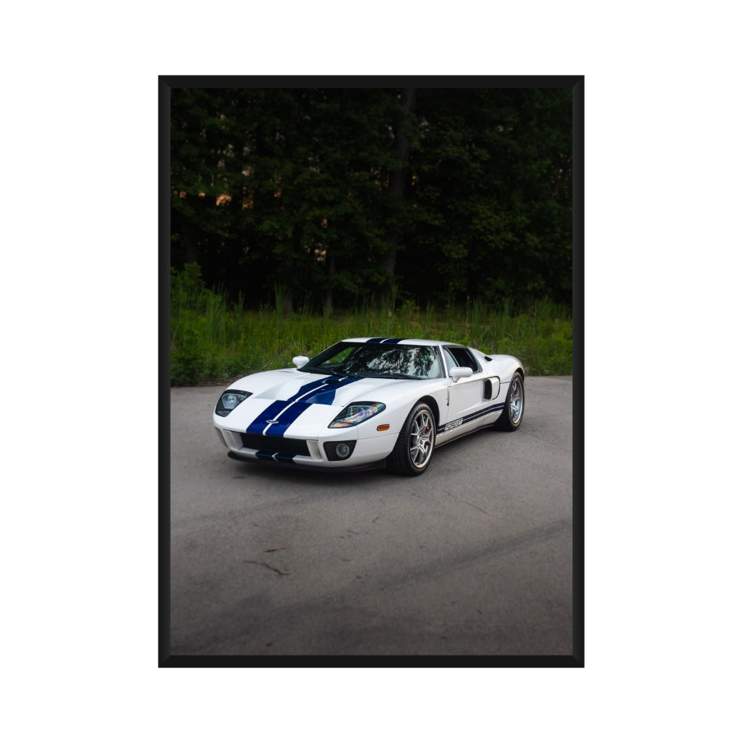 Vintage Ford GT Poster