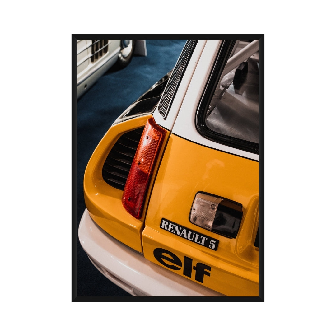 Vintage Renault 5 Poster