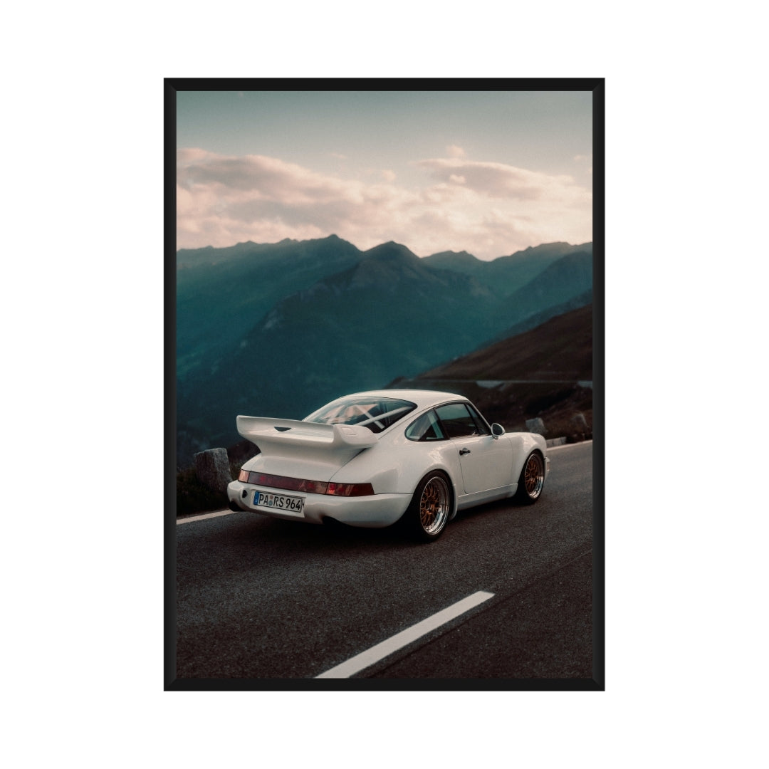 Vintage Porsche Poster