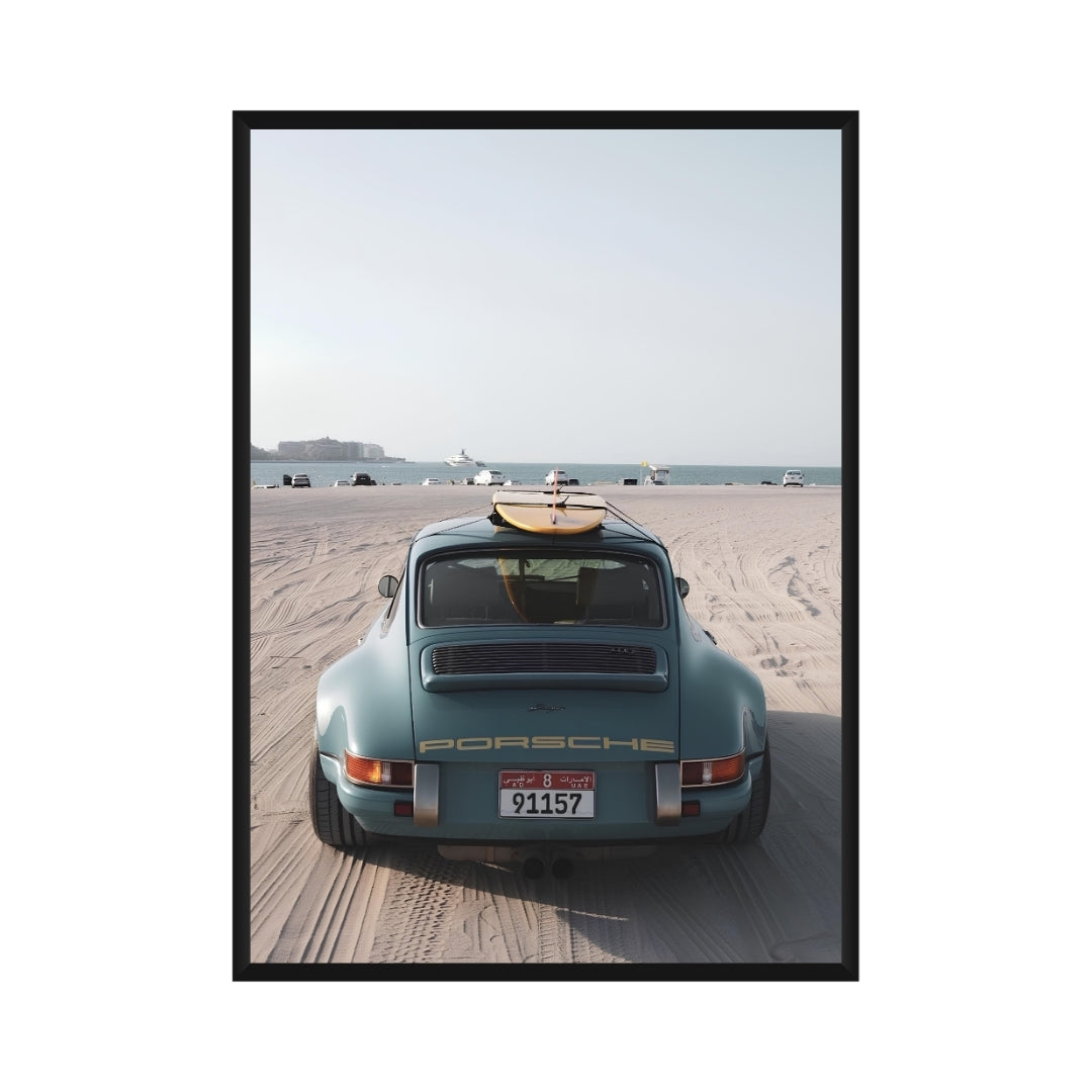 Vintage Porsche Poster