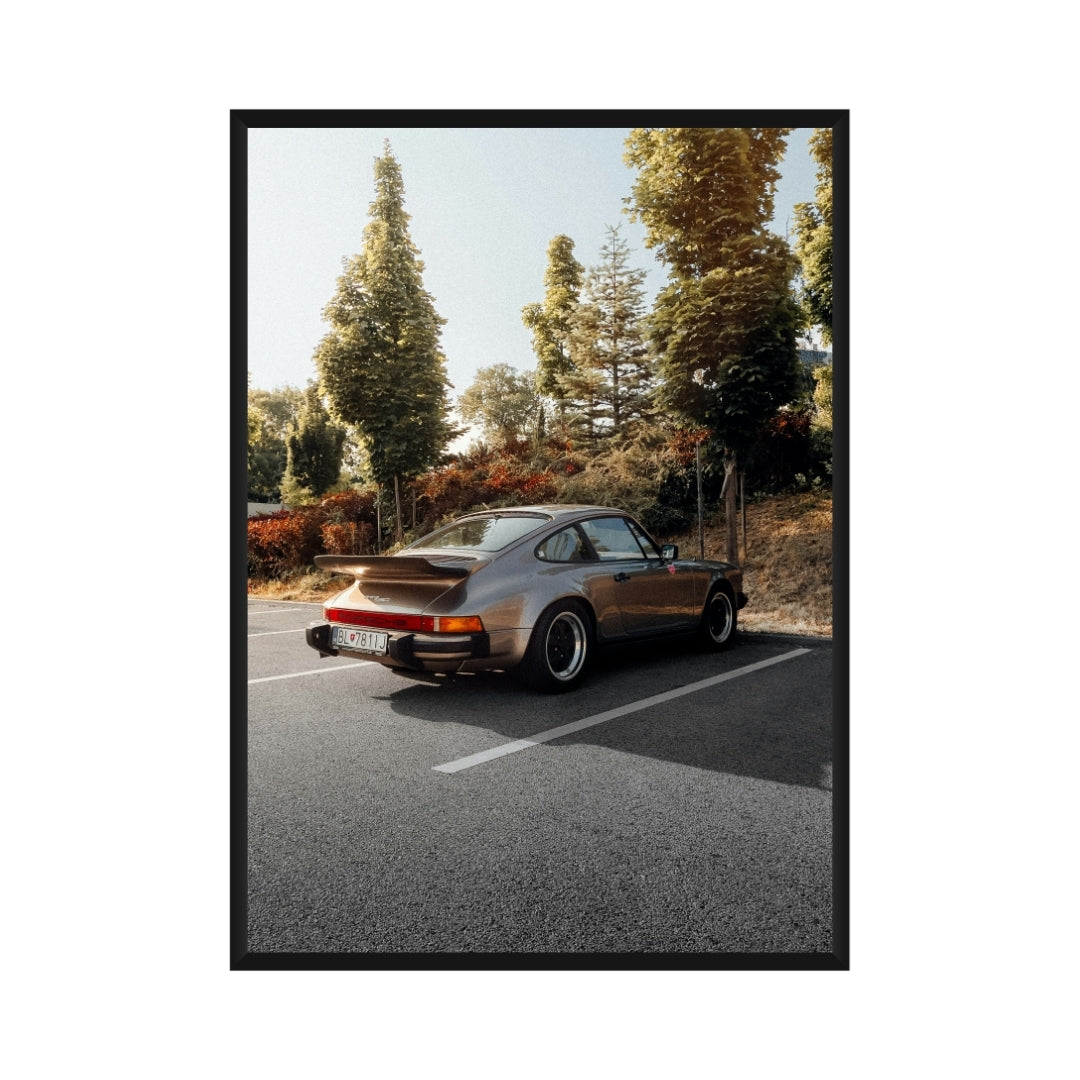 Vintage Porsche Poster