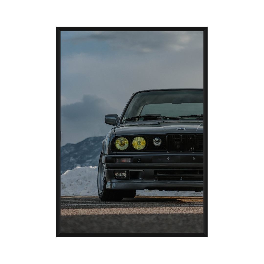 Vintage BMW E30 Poster