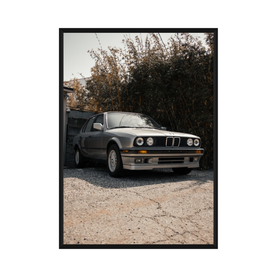 Vintage BMW E30 Poster