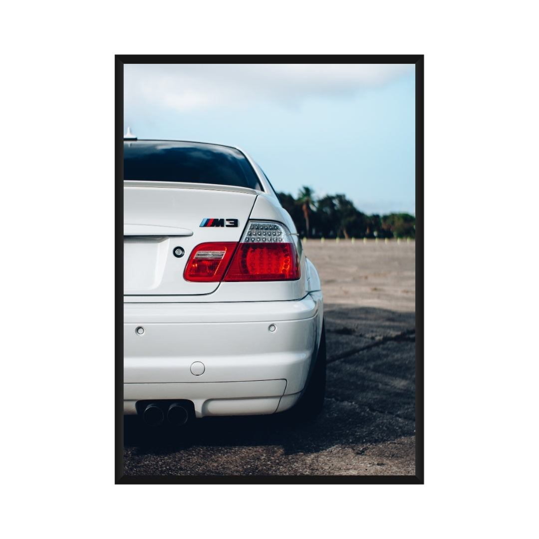 Vintage BMW M3 Poster