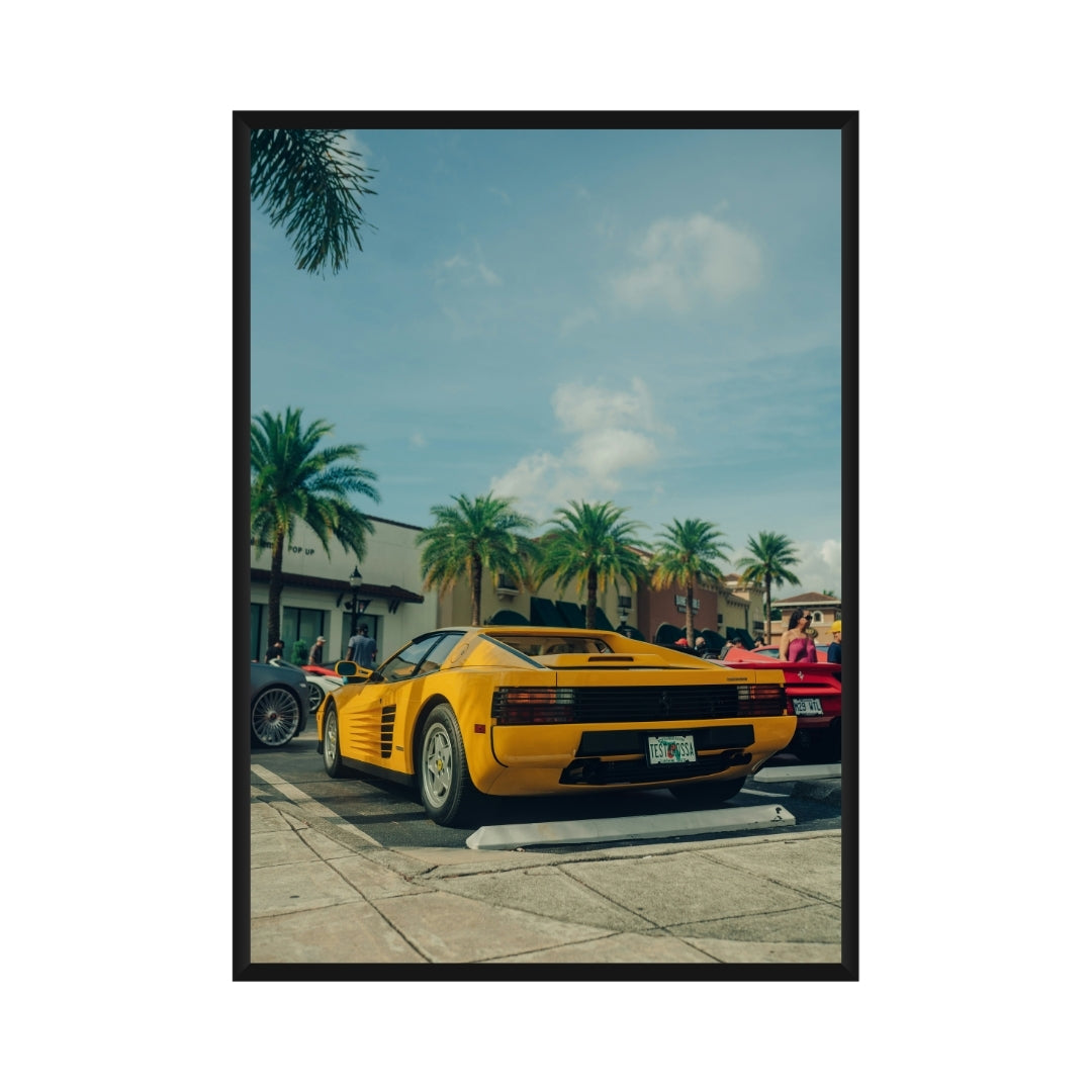 Ferrari Testarossa Poster