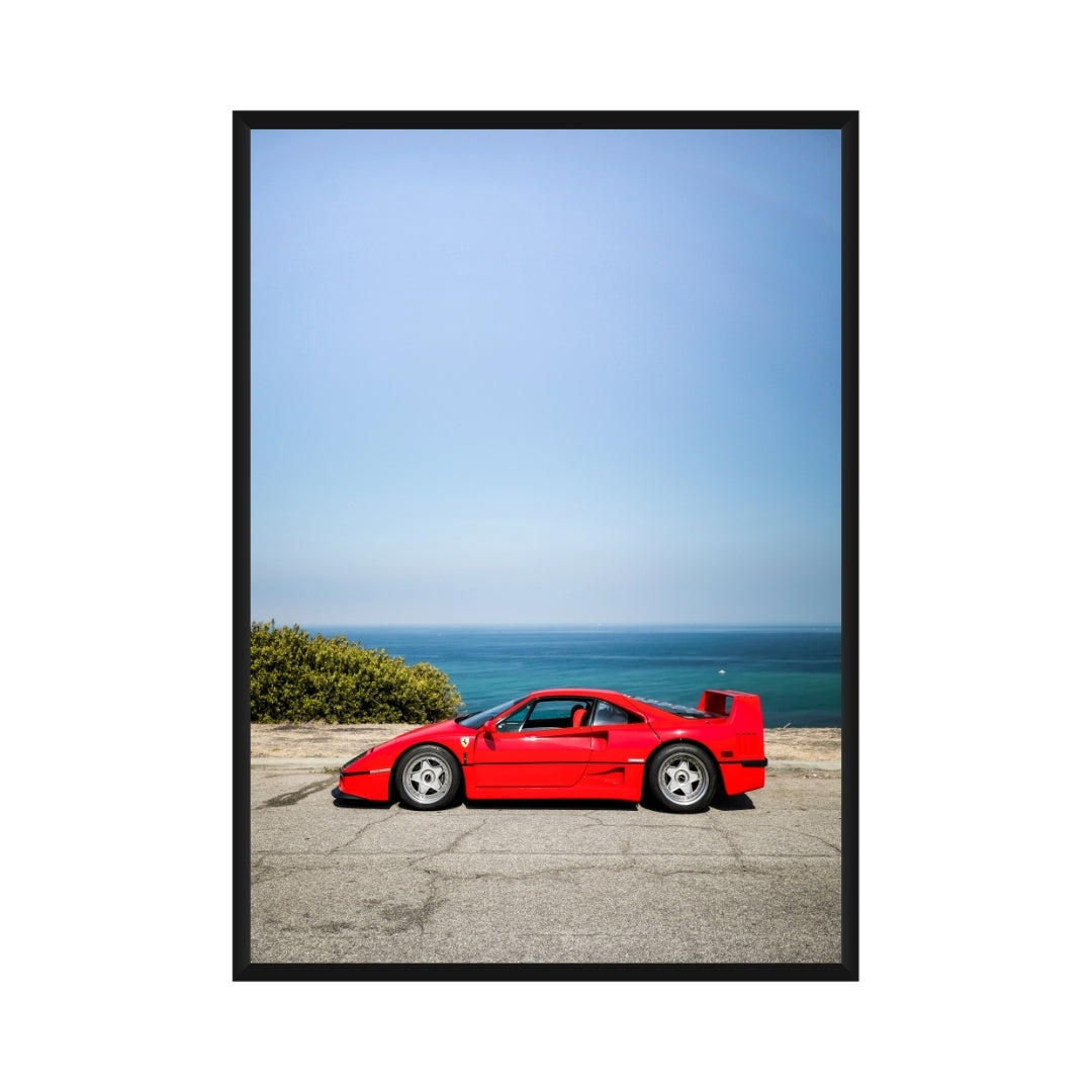 Ferrari F40 Poster