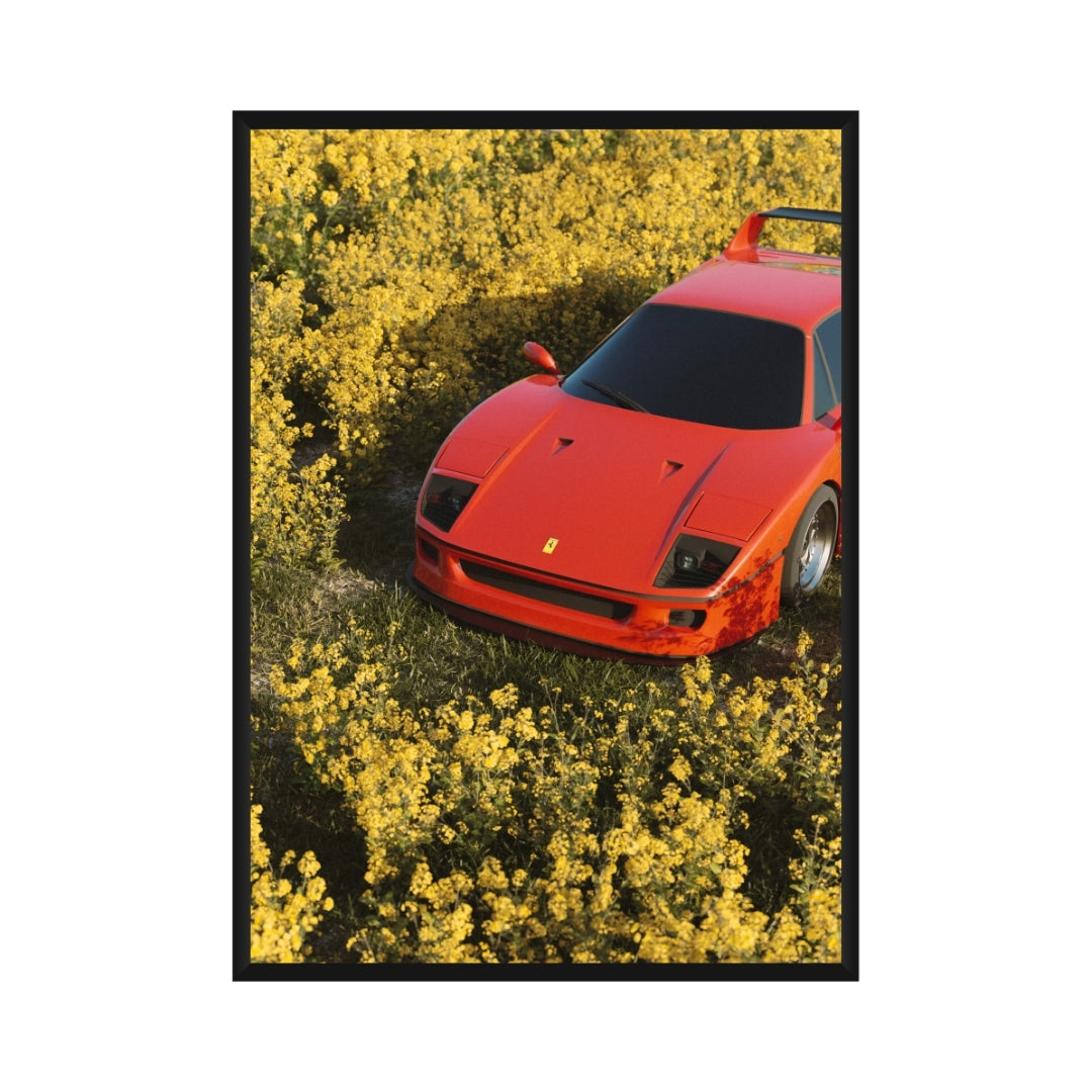 Ferrari F40 Poster