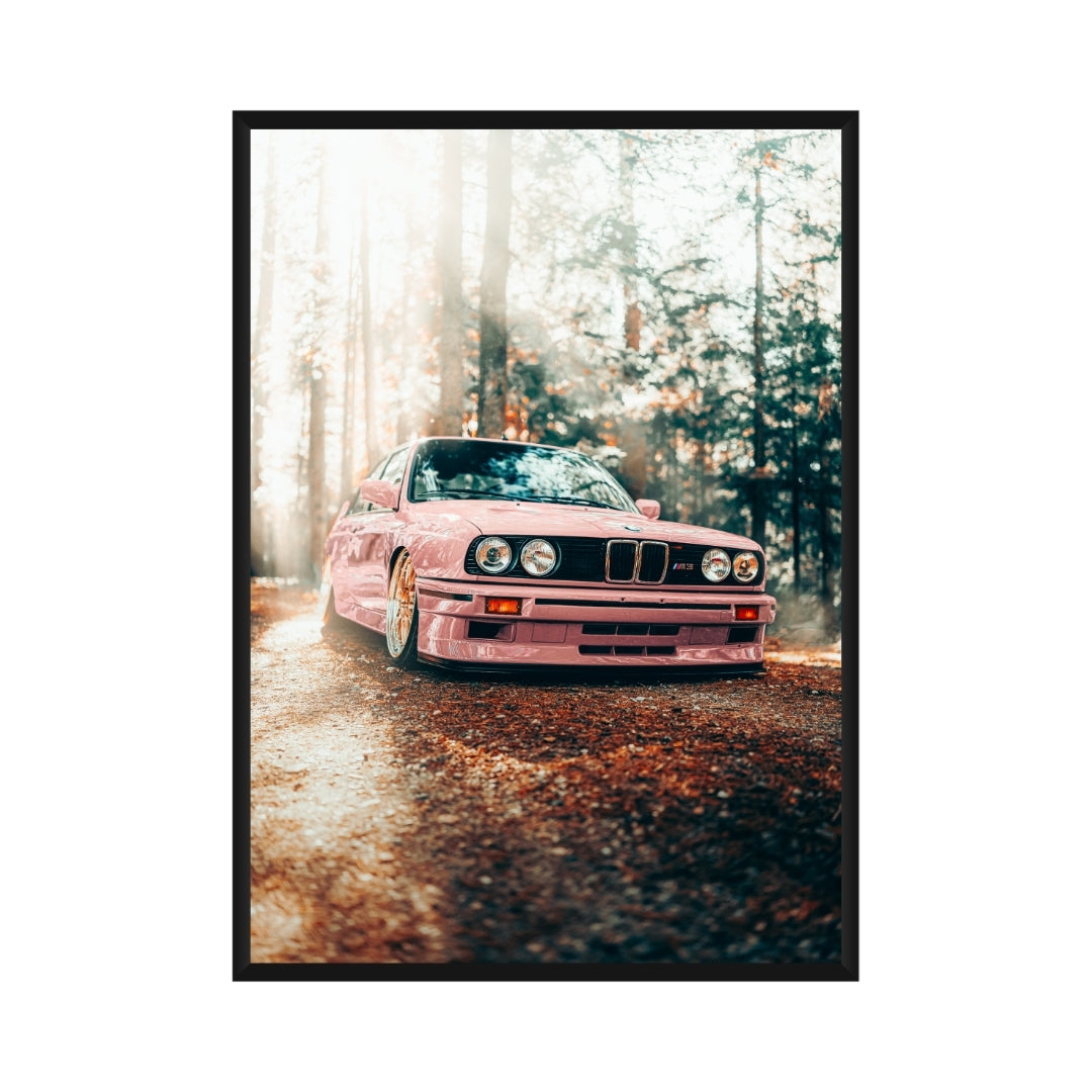 Vintage BMW M3 Poster