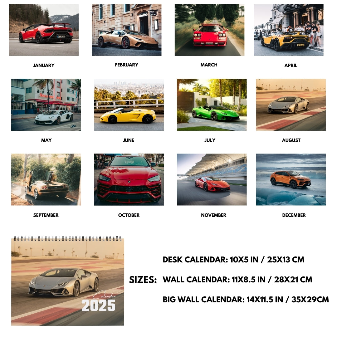 Lamborghini Calendar