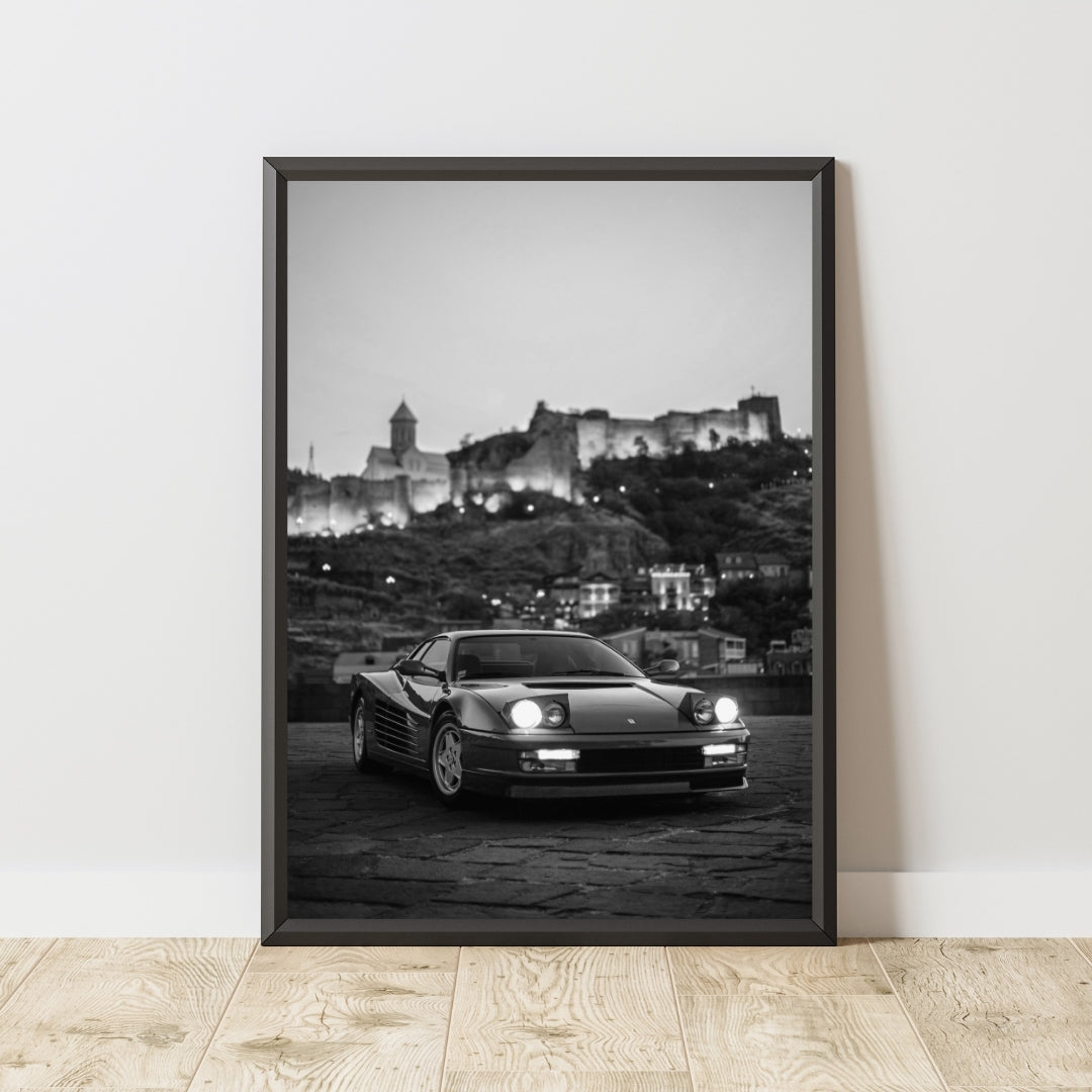 Ferrari Testarossa Poster