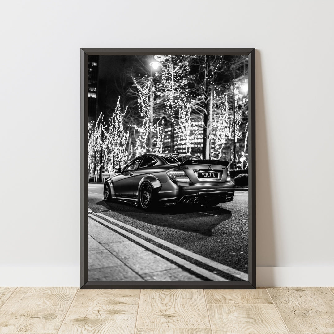 Mercedes C63 AMG Poster