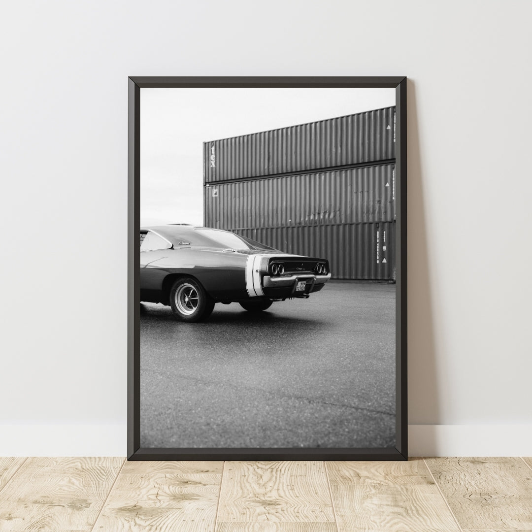 Vintage Dodge Charger Poster