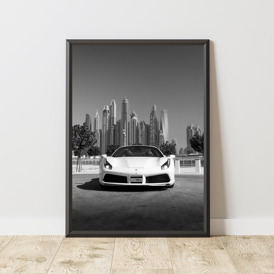 Ferrari 488 Spider Poster