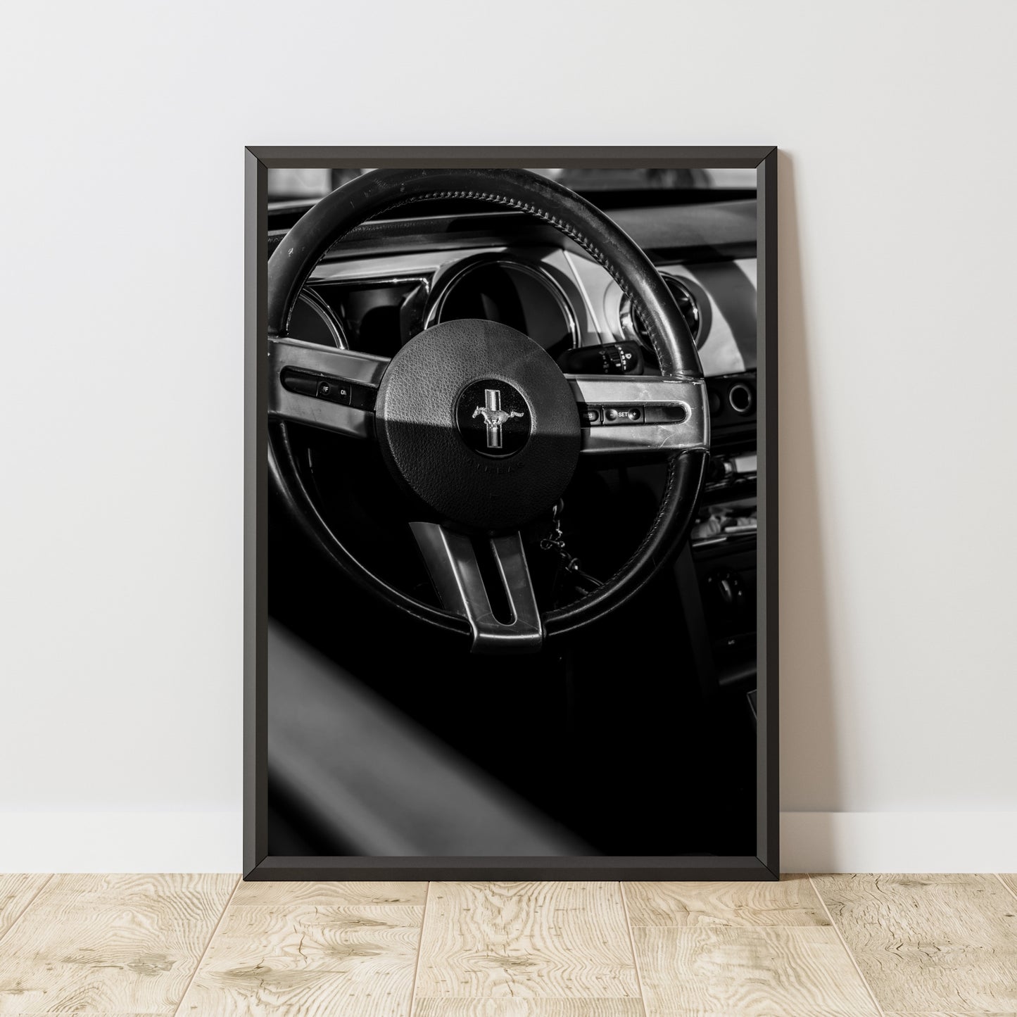Vintage Ford Mustang Poster