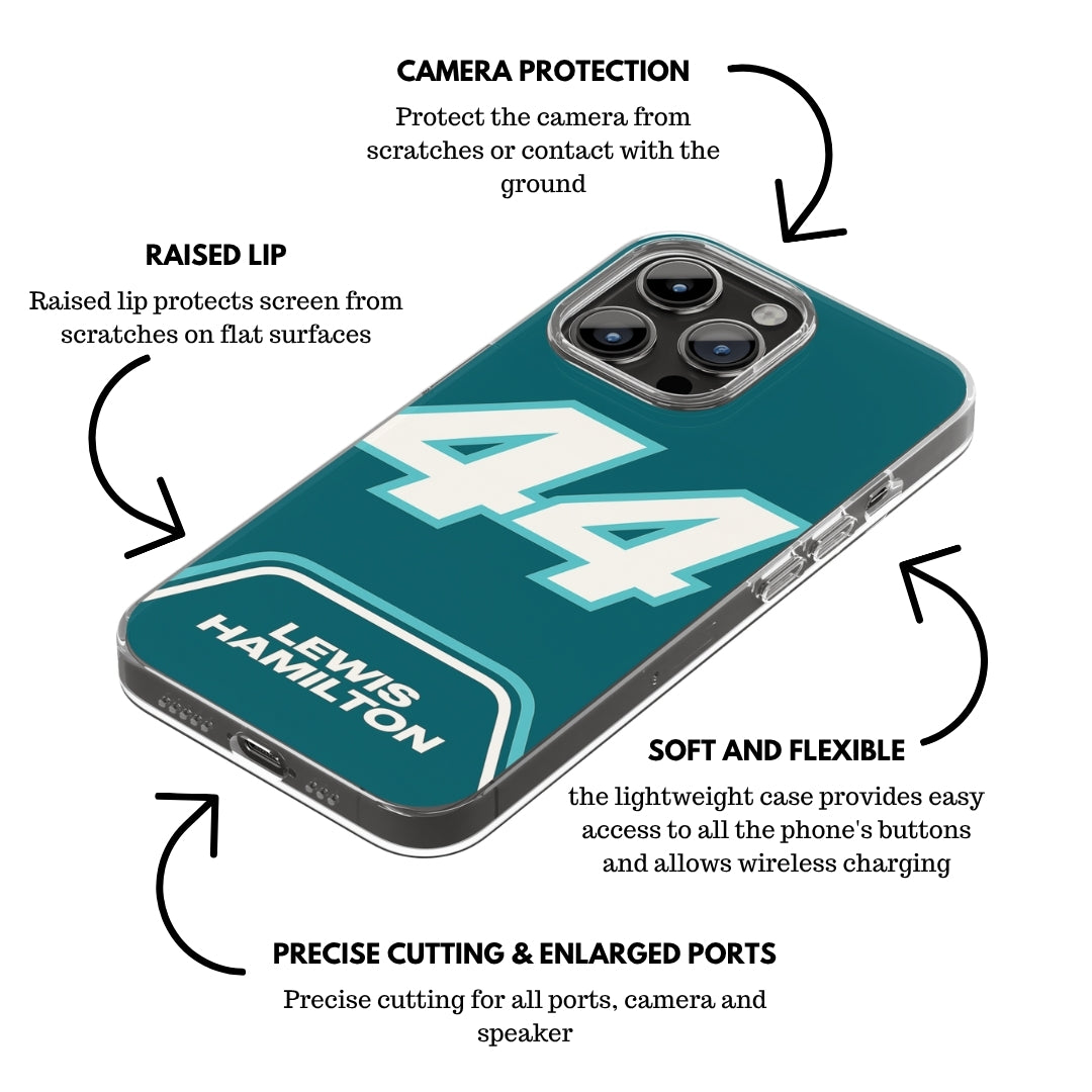 Mercedes iPhone case "Lewis Hamilton"