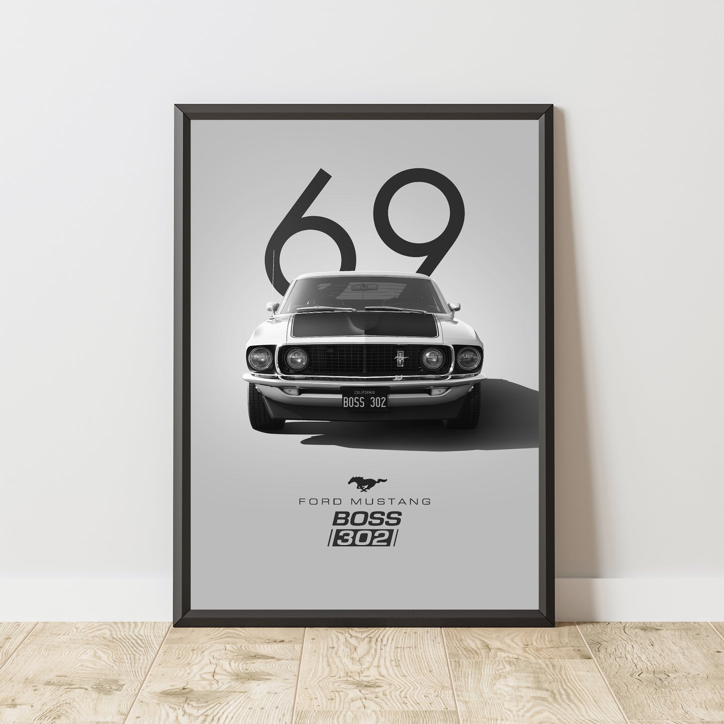 Vintage Ford Mustang Poster