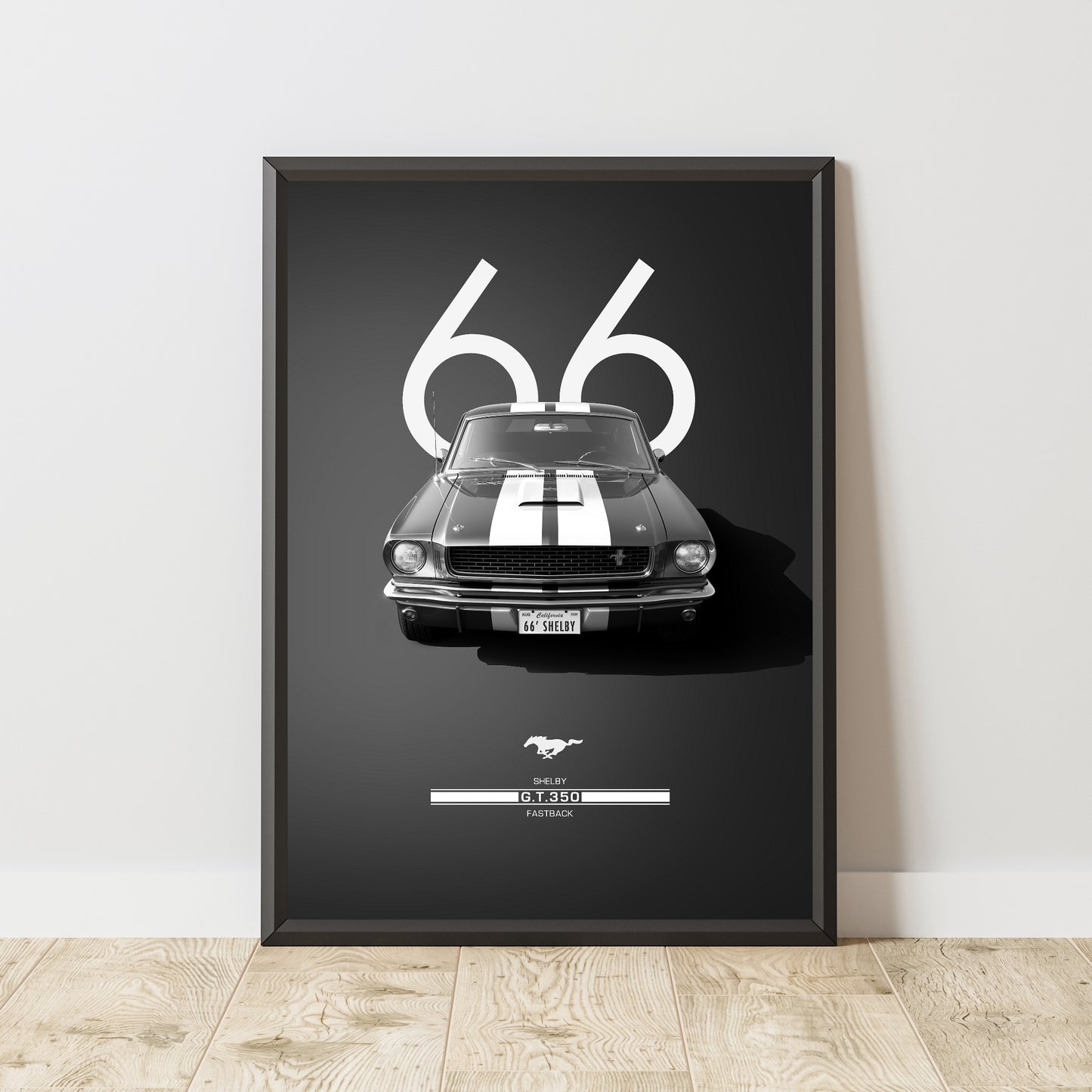 Vintage Ford Mustang Poster