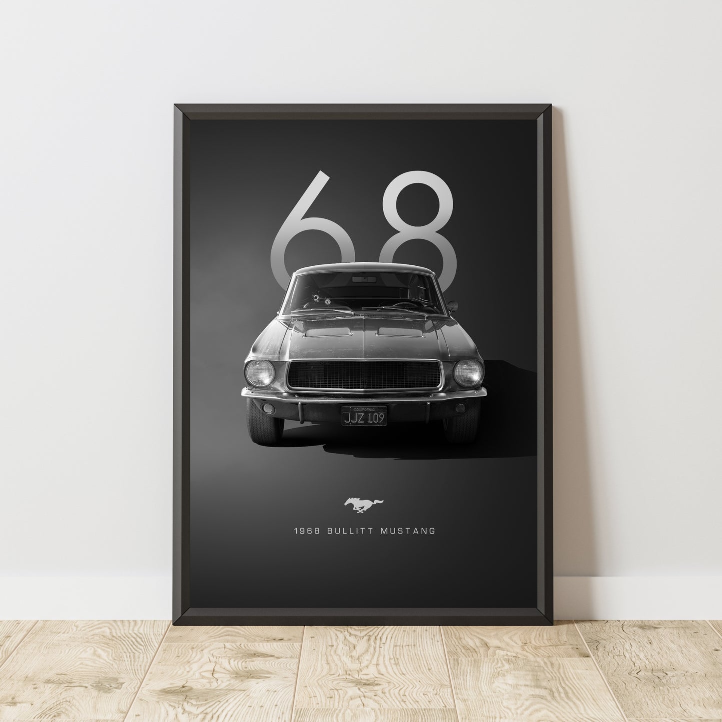 Vintage Ford Mustang Poster