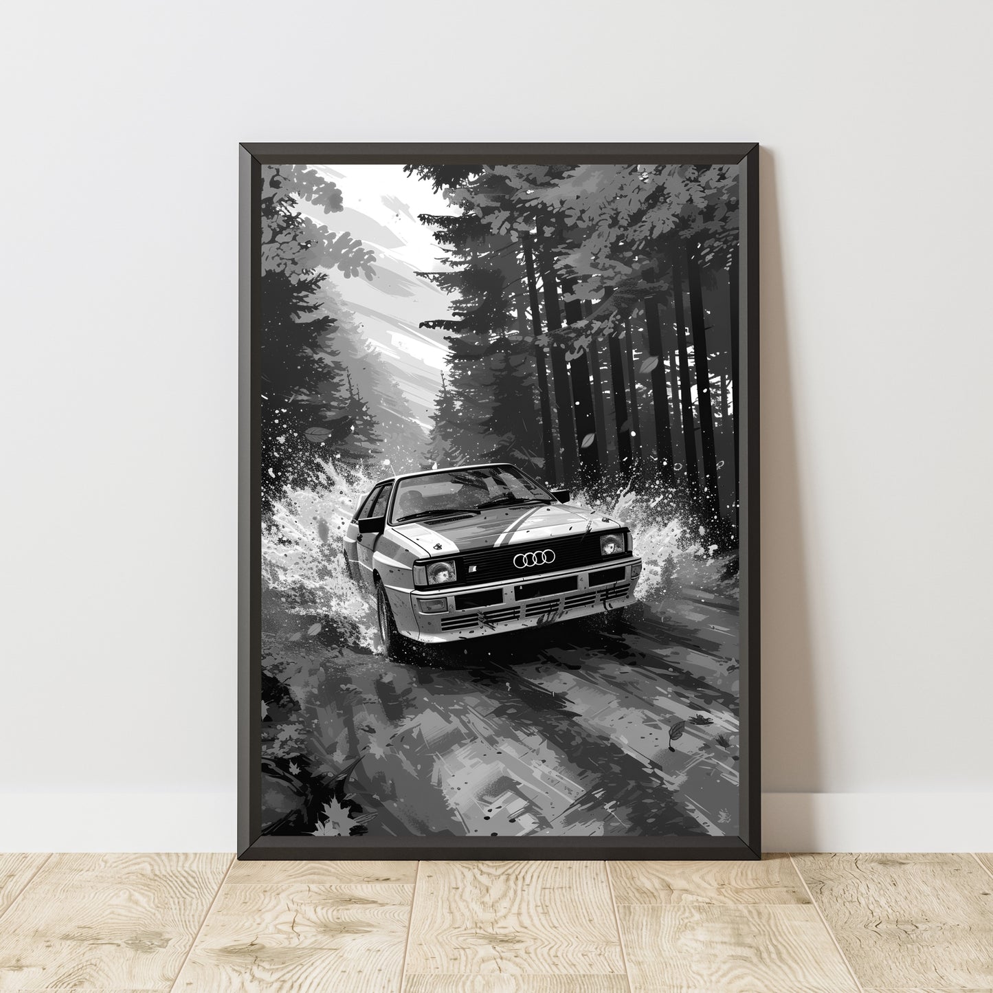 Audi Quattro AI Poster