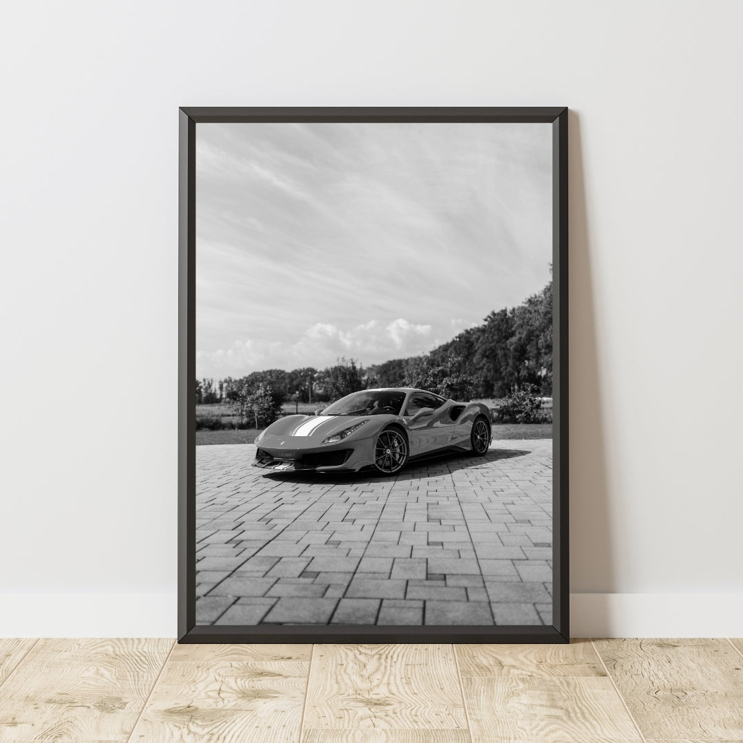 Ferrari 488 Pista Poster