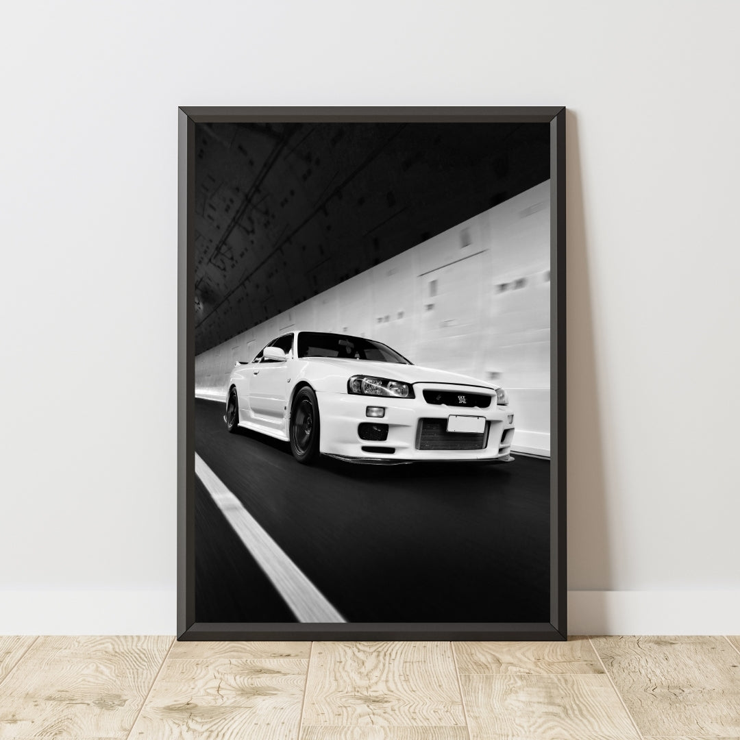 Vintage Nissan GTR Poster