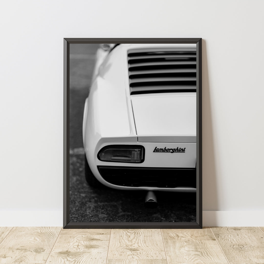 Lamborghini Miura Poster