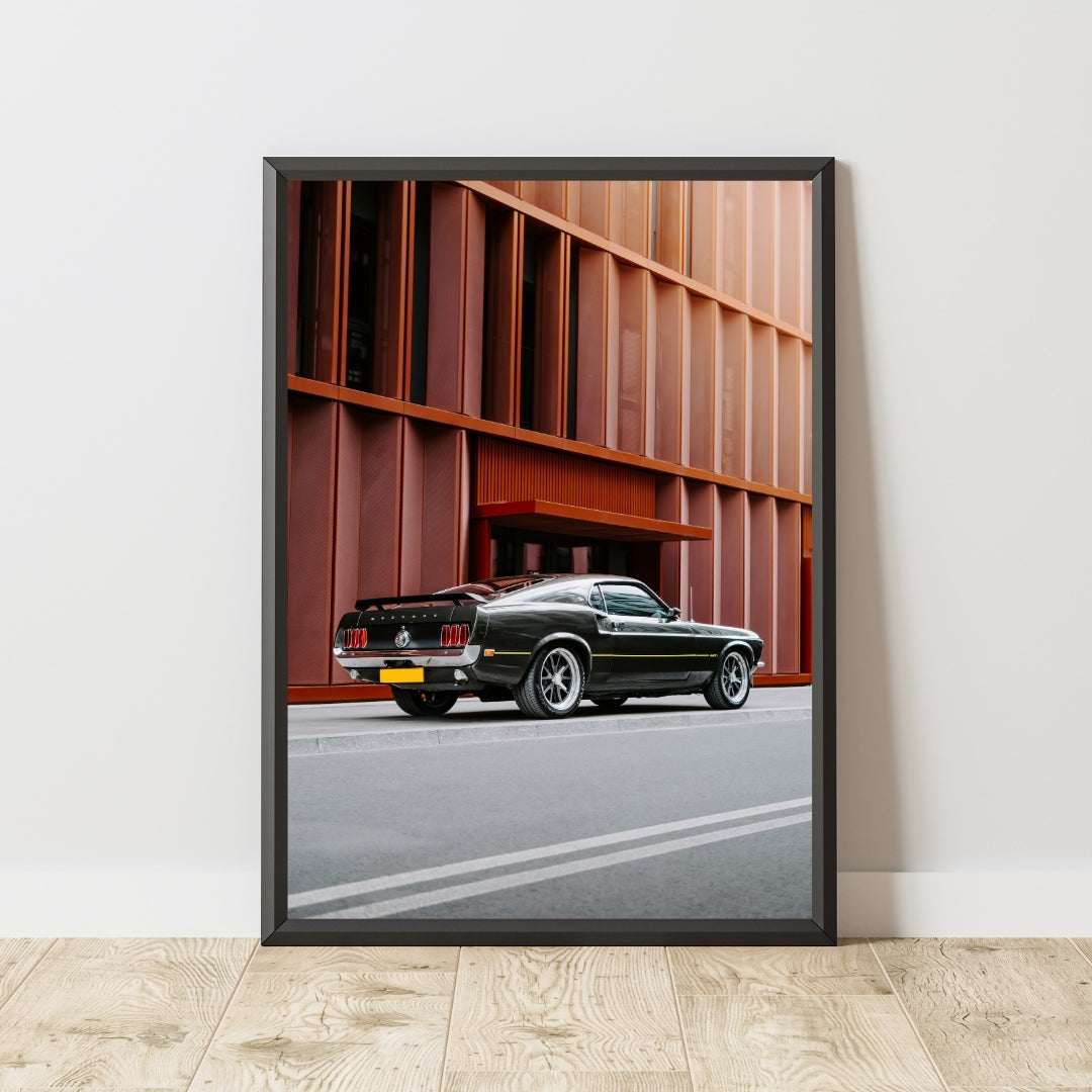 Vintage Ford Mustang Poster