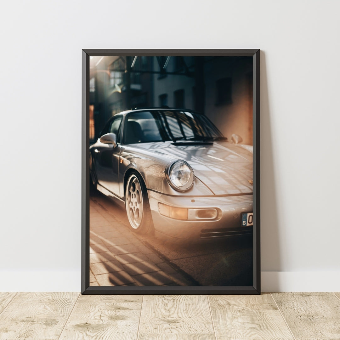 Vintage Porsche Poster