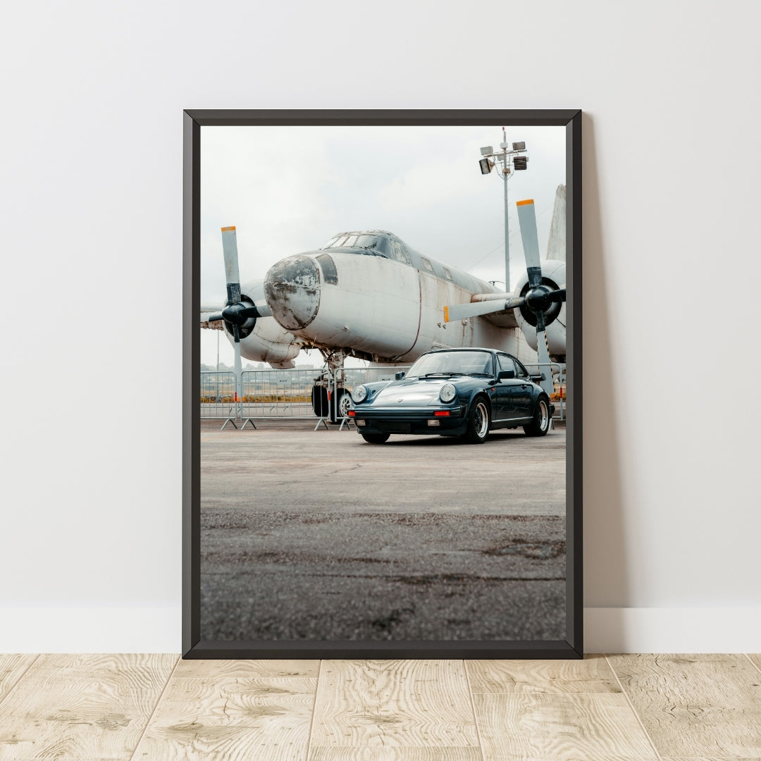Vintage Porsche Poster