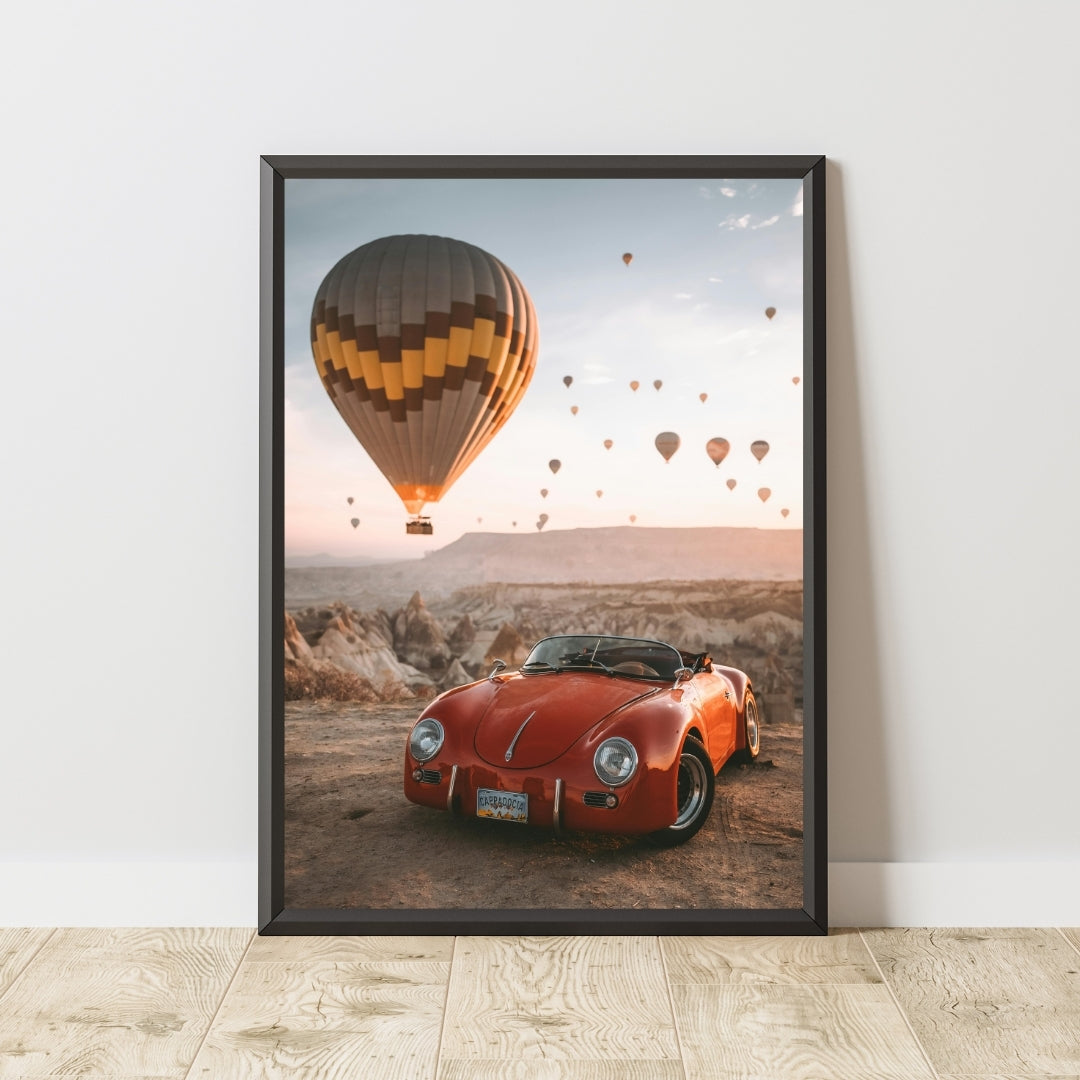 Vintage Porsche Poster